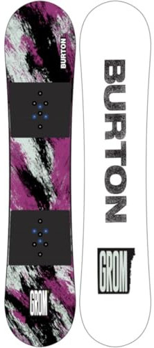 Burton Kinder Grom Snowboard, Violett/Blaugrün, 130 cm