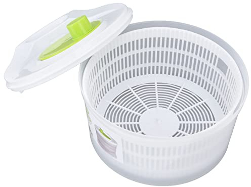 Escurridor de Ensaladas de 3L, Escurridor de Frutas y Verduras Multifunción, Escurridor de Agua para Ensaladas con Cuenco y Colador para Cocinar