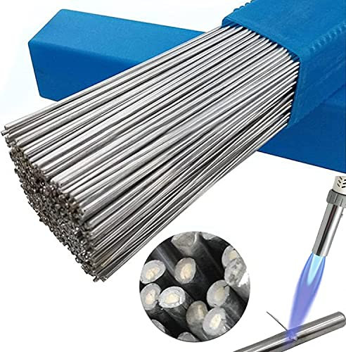 Solution Welding Flux-Cored Rods,Metal Universal Welding Wire 2 mm,Flux Core Welding Wire,Aluminum Welding Rods Low Temperature Easy Melt Solution Welding Flux-Cored Rods (20 Pcs)