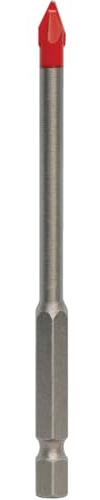 Diablo Hard Tile & Stone Carbide Tipped Drill Bit - Ideal For Hammer and Rotary Drills - 3/16 Diameter, Hex Shank, 3-1/2 Length - DMANSP1020