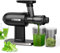 BioloMix,Slow Masticating Juicer, Celery Juicer Machines, Cold Press Juicer Machines Vegetable and Fruit,Juicers with Quiet Motor Anti-Clog Function, Easy to Clean,Black (SJ012)