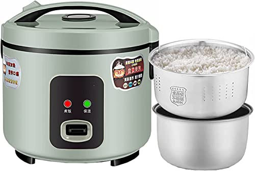 Cuociriso Elettrico Domestico, cuociriso Cuociriso Domestico Multifunzionale Antiaderente a Basso Contenuto Zucchero, separazione zuppa Riso, conservazione Intelligente Calore 1-7 Persone