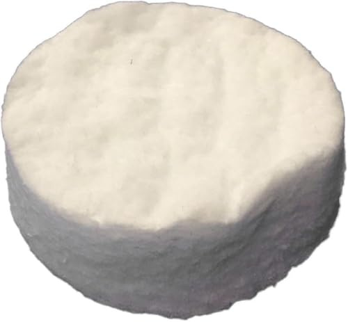 Daaxing Fireplace Ceramic Wool Sponge, Round Ceramic Sponge For Bio Ethanol Stove/Bio Ethanol Burner,Indoor Use Gel and Ethanol (8.6 * 1.2CM,10PCS)