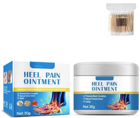 Crema Para El Dolor De Talones, 30g Natural Heel Pain Ointment Cream, Cremas Para Talones Y Plantar, Calmar Y Aliviar, Para Hombres Y Mujeres (1pcs)