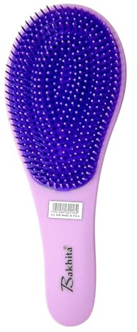 Spazzola Districante Sciogli Nodi per Capelli Professionale [LILLA] + IN OMAGGIO 1 forbice manicure Made in Italy