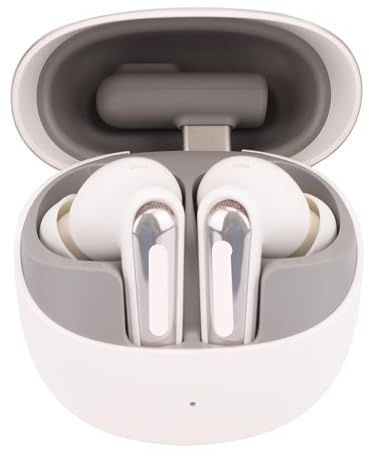 Oreilet Wireless Gaming Earbuds, Low Latency 2.4GHz Bluetooth 5.3 Dual Mode with ENC Mic for Phone Tablet Laptop PC Game Console VR (White)