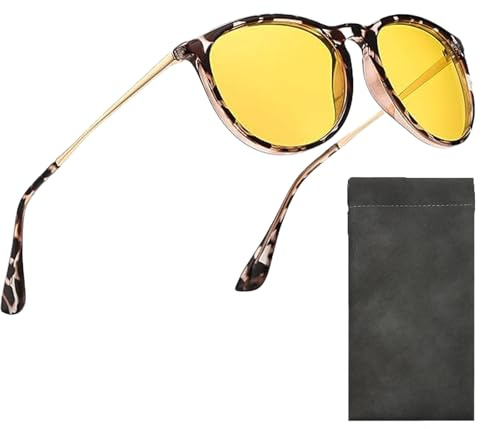 Musivon Nachtfahrbrille Damen - Nachtsichtbrille für Autofahrer