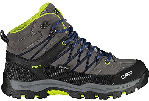 CMP Unisex Kinder Kids Rigel Mid Trekking Shoes Wp Trekking-Schuhe, Graphite Marine, 40 EU