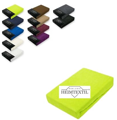 Sábana Bajera de Rizo Ajustable 200 x 220 cm, Verde Manzana/Lima