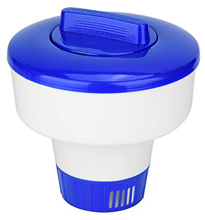 Ymiko Dispensador de Cloro Flotante Flotante de tabletas químicas para Piscinas para SPA sobre o enterradas, dispensador Universal de Productos químicos para Piscinas, Gran Capacidad