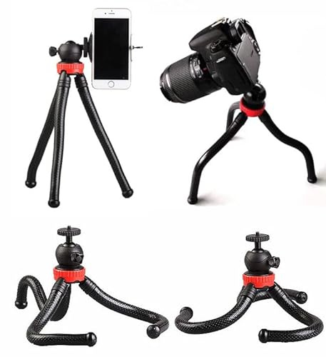 RANY Treppiedi Treppiede Per Telefono Supporto Della Macchina Fotografica Clip Smartphone Monopiede Polpo Mini Treppiede