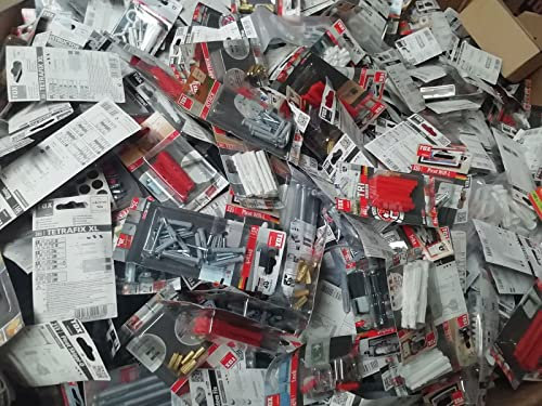 TOX Dübel Sortiment Kleinverpackungen Baumarkt Hohlraumdübel Schlagdübel Dübel Schrauben (3 KG)