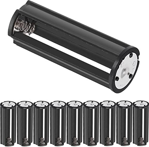Xiatiaosann Batteriehalter AAA 3x1.5V 4,5V für Taschenlampe Batterien, 10PCS Batteriefach Akku-Aufbewahrungskoffer, 3 Steckplätze 1,5V AAA Batteriehalter