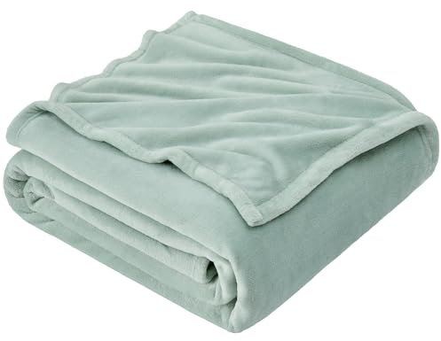 EHEYCIGA Kuscheldecke flauschig, weiche warme Fleecedecke 150x200 als Decke Sofa, Wohndecke oder Couchdecke überwurf, Grün