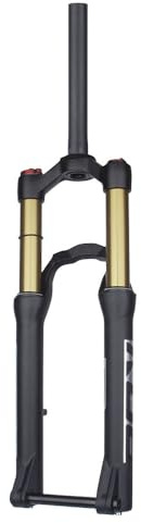 Solinder Fourches à suspension de vélo Fourches de suspension de vélo haute performance - Libération rapide en alliage d'aluminium / Axe de baril 20/24 pouces épaule/fil Commande de fourche avant VTT
