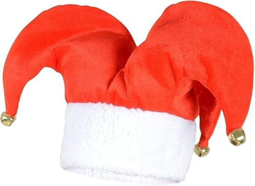 The Tie Company Jester Hat Christmas Fancy Dress Party Hat with Bell - Fun & Festive Costume Accessory for Xmas Celebrations, Parties, & Events