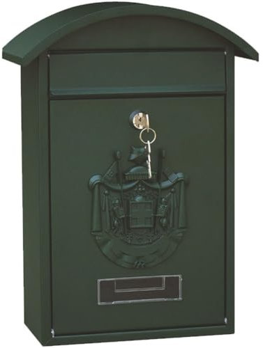 Cassetta delle lettere in metallo, stile antico, per esterni, moderna, decorazione nostalgica, design retrò, per casa o ufficio