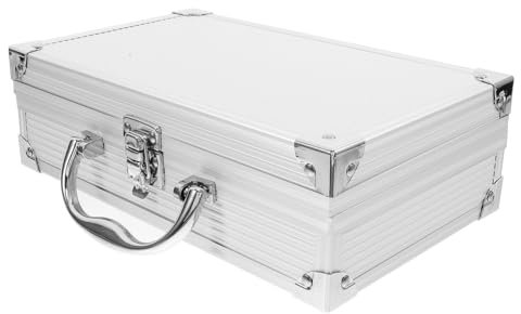 HOMSFOU Caja De Herramientas De Aleación De Aluminio Portátil Caja De Almacenamiento Asa para Herramientas y Dispositivos Electrónicos para Manualidades