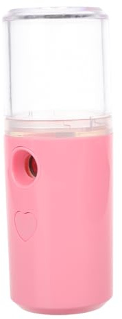 WRITWAA Instrumento de Belleza Aerosol Máquina de Vapor Facial Atomizador de Agua Recargable Mini Pulverizador Facial Portátil para Uso Casa o Viajes