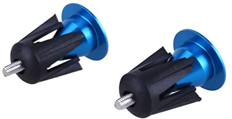 BESTonZON Tapones Manillar de Bicicleta Azul para Bicicletas Carretera Cómodos