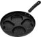 Padella per frittura per uova, pancake, in alluminio, antiaderente, in ceramica (nera, taglia unica)
