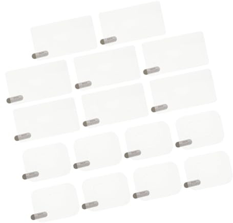 Healifty 16 Pièces Autocollants Électrostatiques pour Pare Lot de Films pour Caméra de Tableau de Bord Stickers Adhésifs Clairs Installation Flexible et Durable
