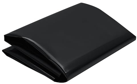 WZTO Teichfolie, Teichwanne 0.5mm Stärke, HDPE Teich Folie Fischteichfolie Schwarz, Wasserdicht und Leckdest Folie Garten, für Gartenteich, Brunne (1M*6M)