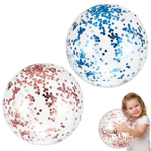 Novaly 2 pelotas de agua hinchables, para piscina, pelota de agua hinchable, para piscina, pelota de playa