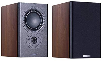 Mission LX-1 MkII Bookshelf or Standmount Speakers in Walnut Pearl (LX-1, Walnut)