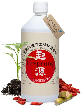 DIMIKRO Origine: soluzione originale tradizionale giapponese EM (produzione di EM-attivo) attivatore del suolo con microrganismi efficaci coadiuvante del suolo (1 litro)