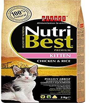 Nutribest Komplettfutter mit Huhn und Reis für Kätzchen bis 12 Monate 2000 g