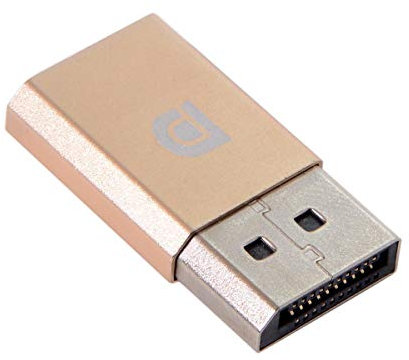 Cablecc DP Adattatore Display Virtuale Displayport Spina fittizia Emulatore fantasma senza testa 2560x1600p@60Hz