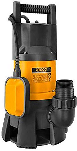 Ingco Spd10001 - Bomba de inmersión para acuarios sucios, 1000 W, flujo máximo 333 l/min, Max Head 9 m