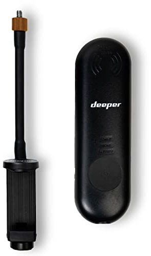 Deeper Range Extender con Soporte para teléfono, Accesorios de Pesca para Barcos cebadores, WiFi Extender Booster para la Pesca de Carpa Compatible con el Sonar de Pesca Deeper Sonar