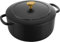 BALLARINI Bellamonte - Cacerola redonda (hierro fundido esmaltado, 22 cm, 3 L), color negro