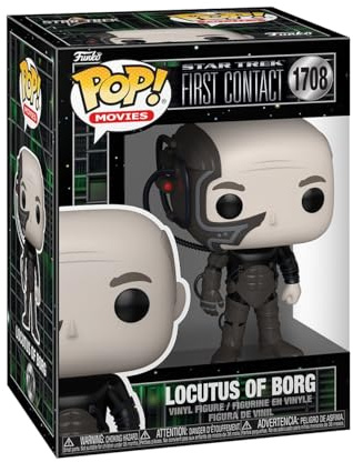 Funko POP! Movies: Star Trek: First Contact - Picard (Borg) | Offizielles Sci-Fi Merch - Vinyl Sammelfigur als Regal Deko - Geschenkidee zum Geburtstag für Fans und Sammler