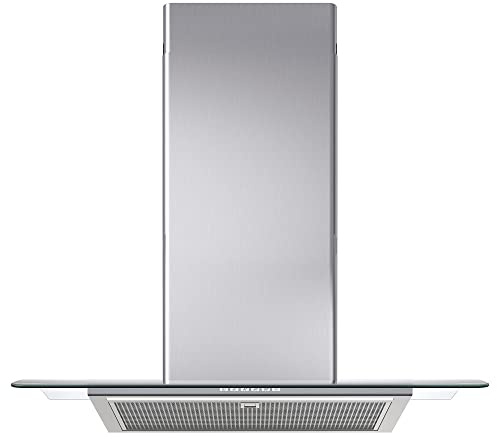 Hotte aspirante murale BALANSERAD 80 cm, inox/verre