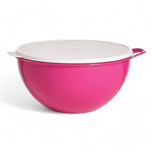 Tupperware Thatsa Schüssel Rührschüssel 32 Tassen 7,8L Hot Pink mit weißem Siegel