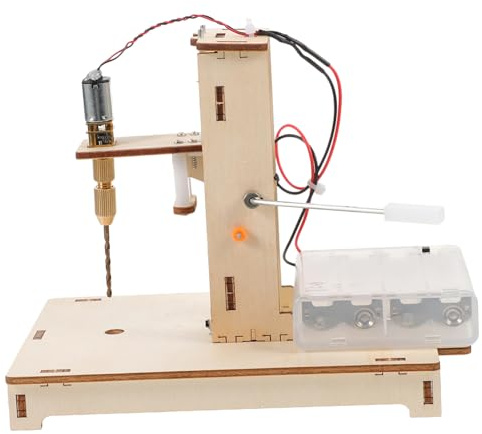 VICASKY Desk Bench Drill DIY Mini Drill Press Kit for Woodworking and Education