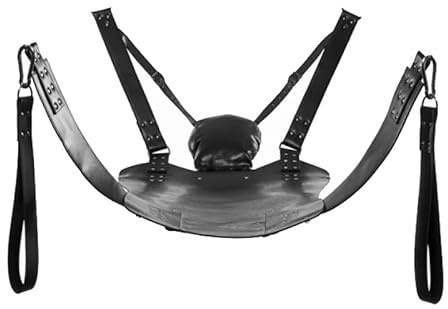 YAXZA Liebesschaukel SM Lederschlinge Sex Hängematte Sex Schaukel für Paare Love Swing Sexschaukel Bondage Erotikspiele Sex Spielzeug für Paare Sex Swing, belastbar bis 200kg