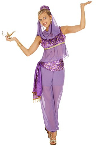 dressforfun Costume da Donna - Orient Lady | Frivola Parte Superiore e Pantaloni a Palloncino | Incl. Incantevole Decorazione per il Capo (M | No. 300986)