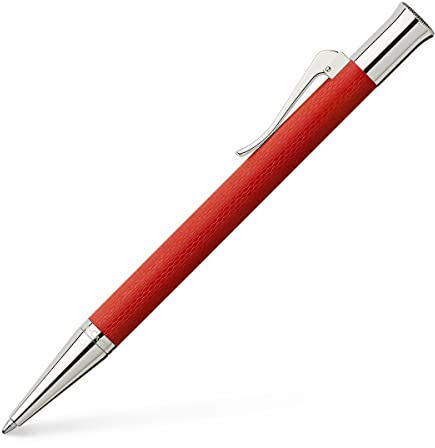 Graf von Faber-Castell 145266 Drehkugelschreiber Guilloche Indian Rot