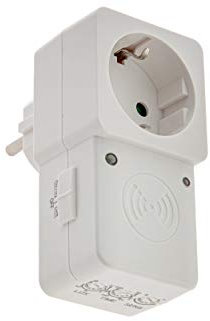 HUBER Motion 21HF Zwischenstecker Radar Bewegungsmelder 180° für Steckdose I 230V / 1200W Bewegungssensor LED geeignet mit bis zu 8m Reichweite I Dämmerungssensor