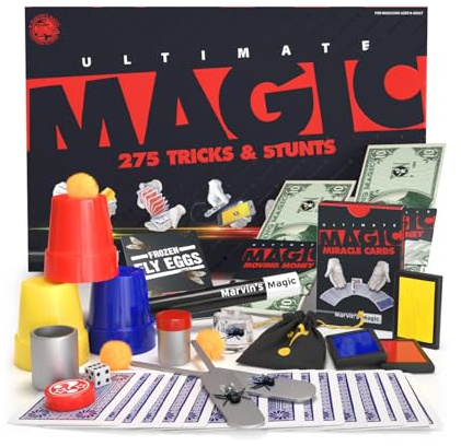 Marvin's Magic Kids Magic Set - 275 Ultimate Magic Tricks - Age 8+