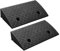Lot de 2 rampes de seuil Portables en Plastique léger pour allée, Quai de Chargement, Trottoir, Voiture, Scooter, vélo, Moto, Fauteuil Roulant, Chariot de Golf