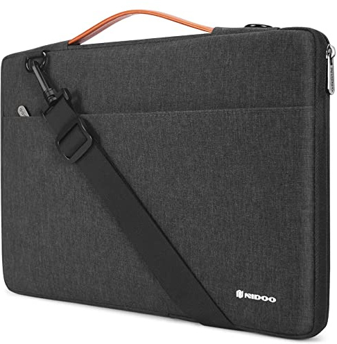NIDOO 17.3 Inch Laptop Sleeve Shoulder Messenger Protective Computer Bag for 17.3 IdeaPad 3 / Legion 5 5i / ENVY Laptop 17 / ZenBook Pro 17 / ZBook Fury 17.3 G8 / Chromebook 317 / Gaming Pavilion 17