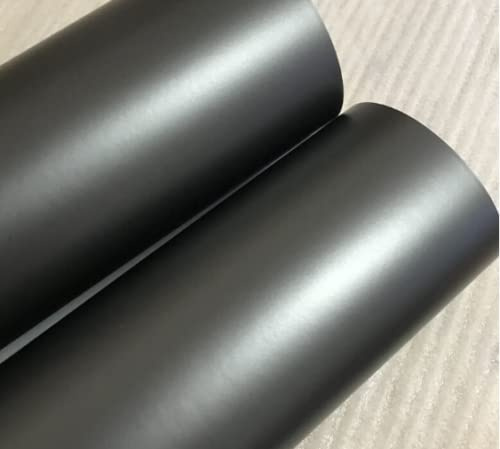 BKstuff BkWrapping Pellicola Adesiva per Auto Grigio Canna di Fucile Cromato Opaco, Pellicola Rivestimento Protezione Adesiva, Car Sticker Wrapping (50cm x 150cm)
