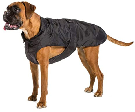 Fashion Dog Hundemantel speziell für Boxer - schwarz - 65 cm