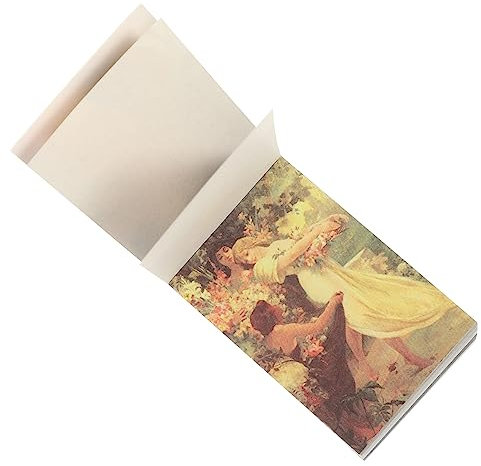 STOBOK Vintage Papier Für Notizbuch DIY Scrapbook Hintergrund Dekorationspapier Geschenkpapier Bastelmaterial Musterpapier Für Fotoalbum Grußkarte Origami