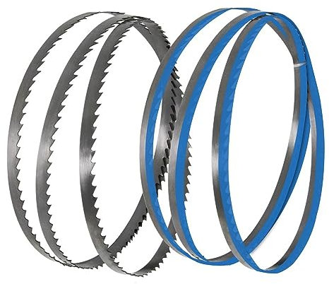 XWTOOL 2 Stück 56-Zoll-Bandsägeblatt 1425 x 10 x 0,65 mm Kohlenstofffederstahl for Bandsägenschneiden von Holz, Metall und Kunststoff 1425 mm